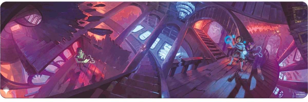 Duskmourn Play Booster Art Panorama 8ft Table Playmat for Magic: The Gathering