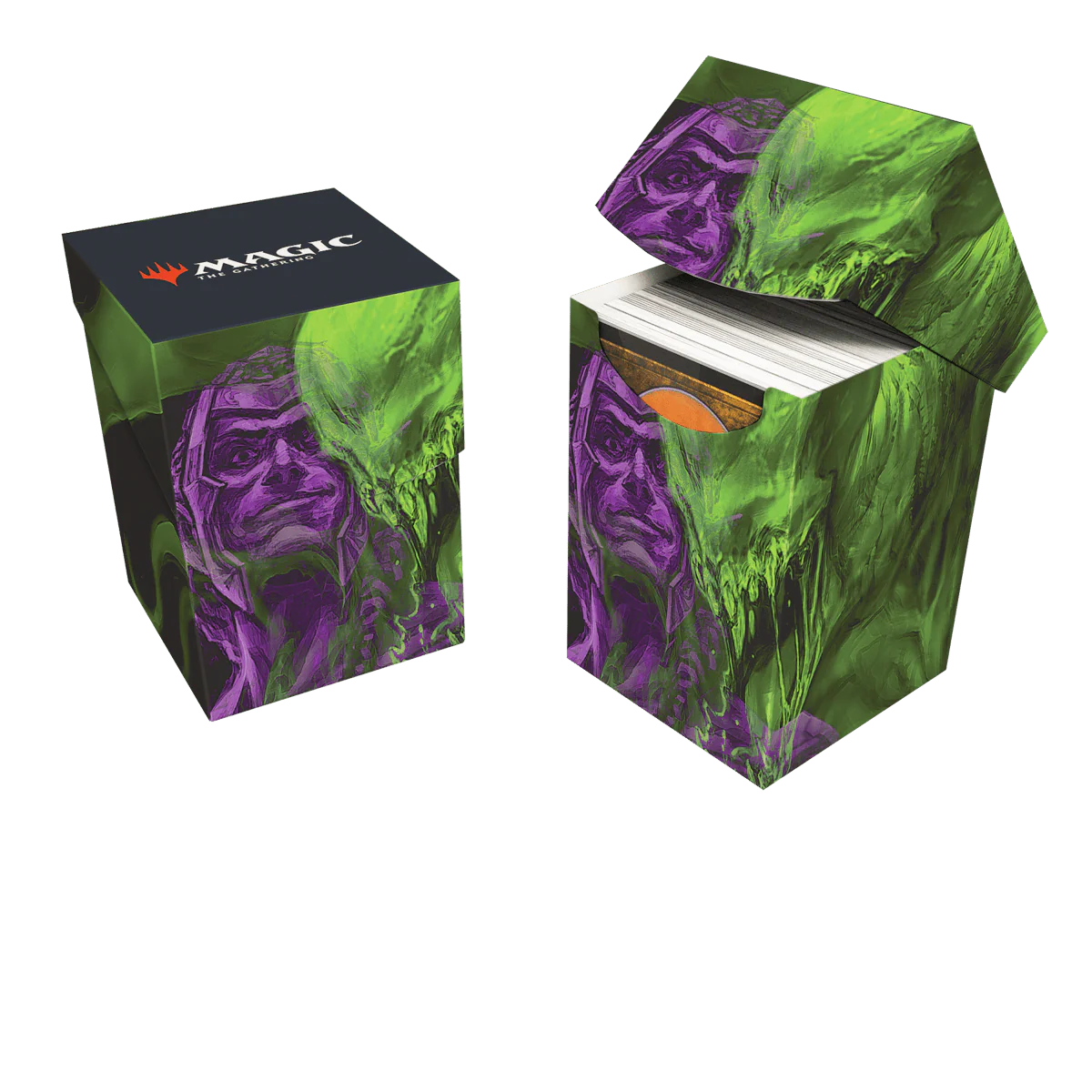 Duskmourn Tyvar, the Pummeler (Double Exposure Alt) 100+ Deck Box for Magic: The Gathering