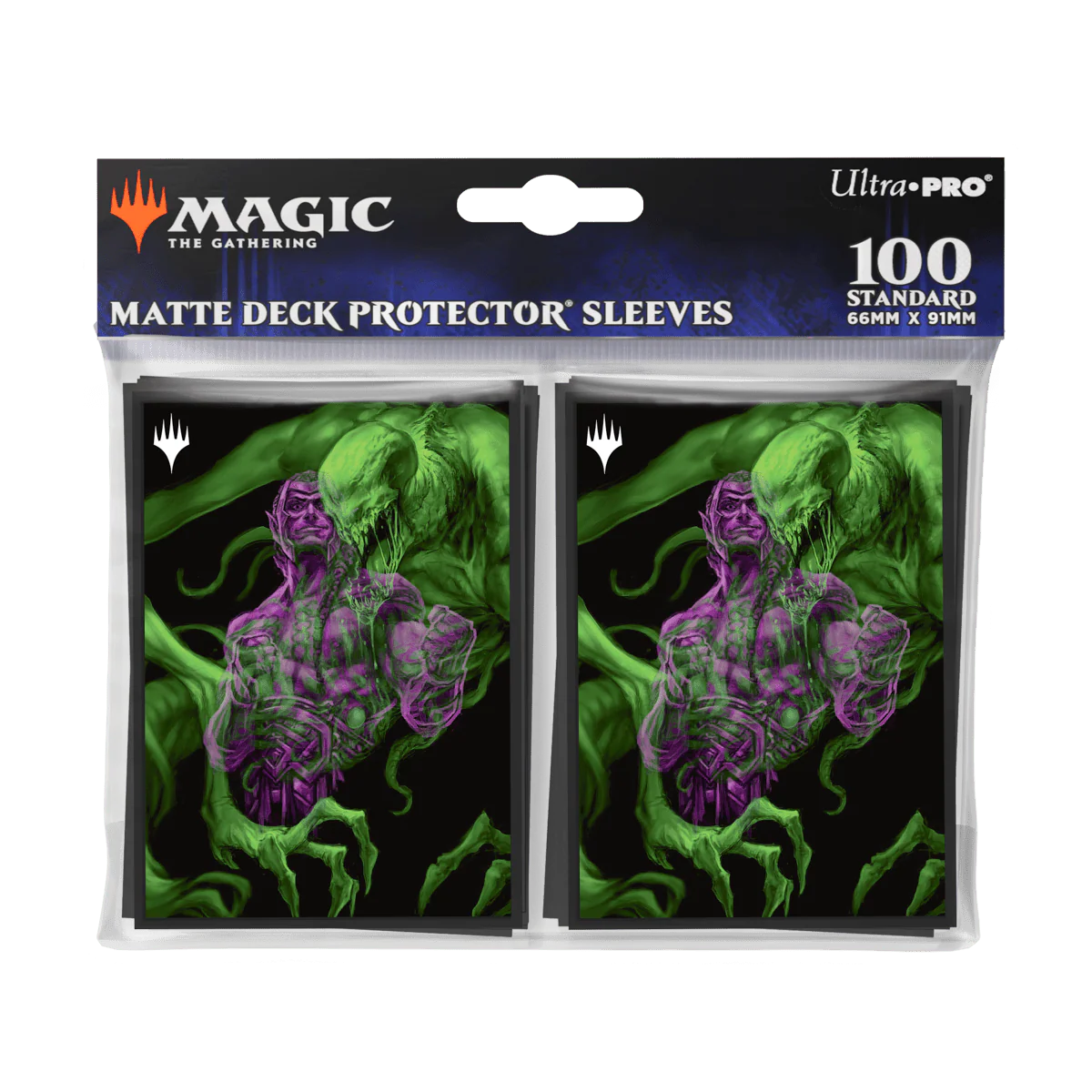 Duskmourn Tyvar, the Pummeler (Double Exposure Alt) 100ct DECK PROTECTOR® Sleeves for Magic: The Gathering - Image 3