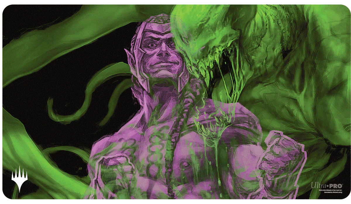 Duskmourn Tyvar, the Pummeler (Double Exposure Alt) Standard Gaming Playmat for Magic: The Gathering - Image 2