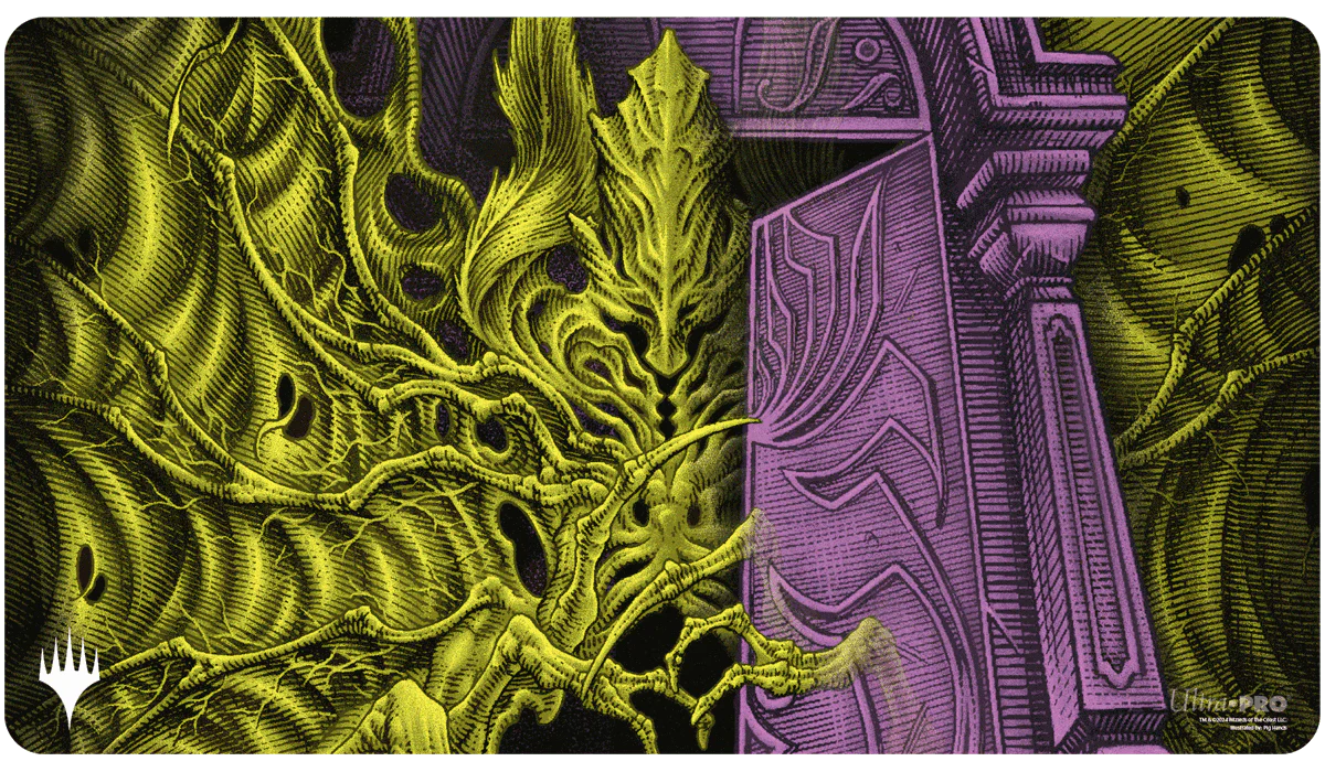 Duskmourn Valgavoth, Terror Eater (Double Exposure Alt) Standard Gaming Playmat for Magic: The Gathering - Image 2