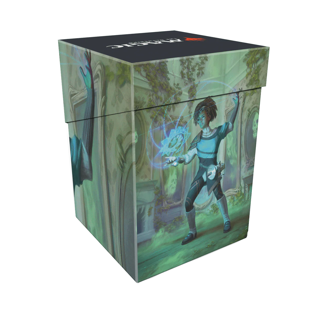 Duskmourn Zimone, Mystery Unraveler (Commander) 100+ Deck Box for Magic: The Gathering