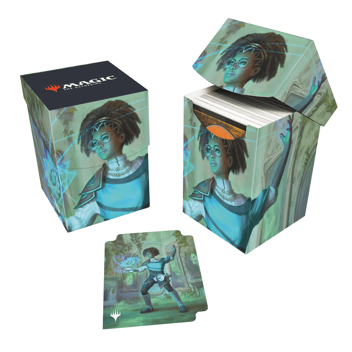 Duskmourn Zimone, Mystery Unraveler (Commander) 100+ Deck Box for Magic: The Gathering - Image 2