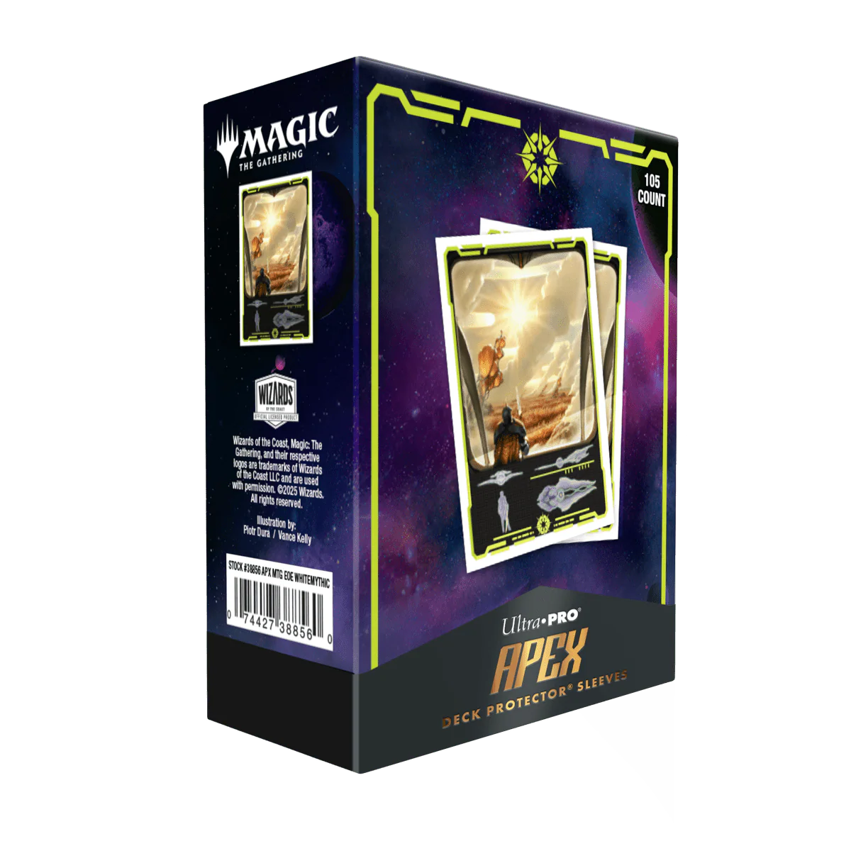 Edge of Eternities Adagia, Windswept Bastion 105ct APEX DECK PROTECTOR® Sleeves for Magic: The Gathering - Image 4