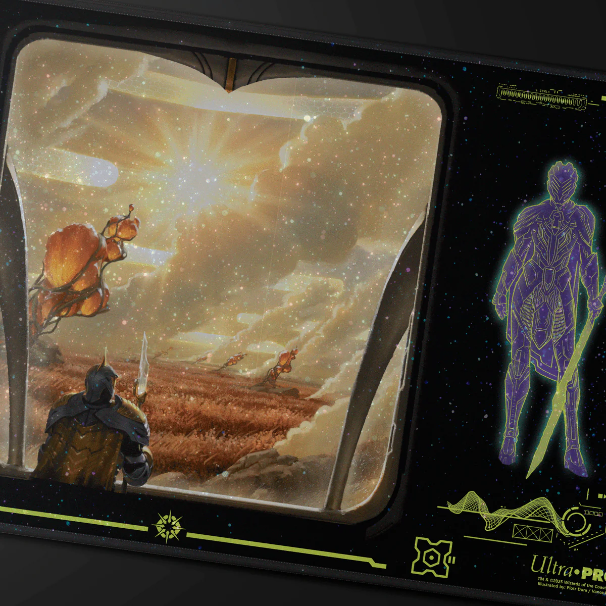 Edge of Eternities Adagia, Windswept Bastion HOLOFOIL® Playmat for Magic: The Gathering