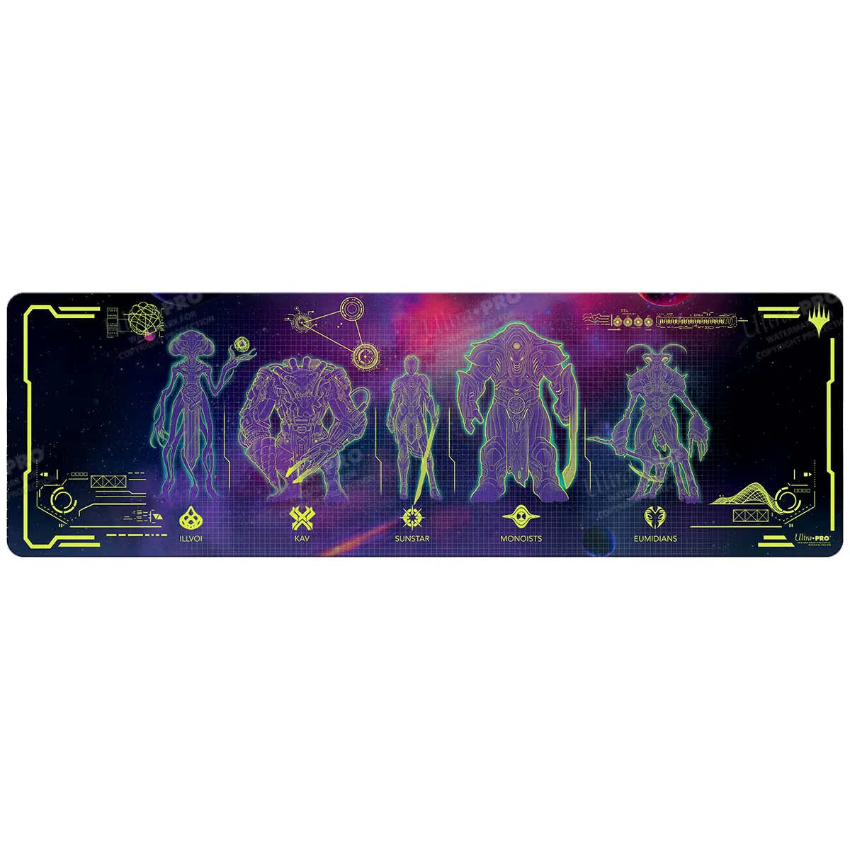 Edge of Eternities Alien Race Primer 8ft Table Playmat for Magic: The Gathering