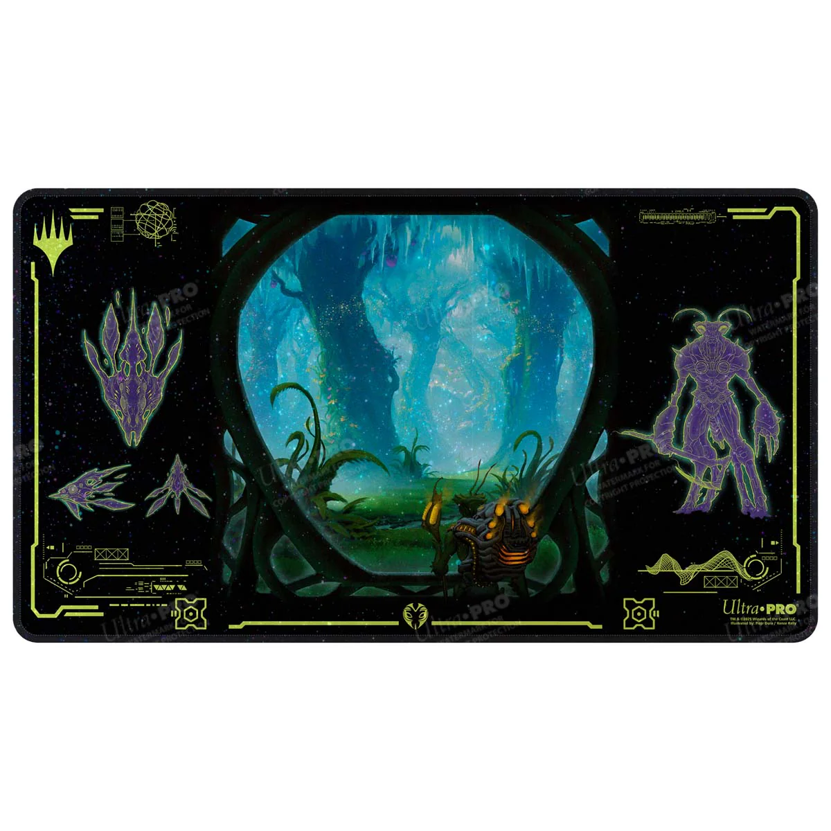 Edge of Eternities Evendo, Waking Haven HOLOFOIL® Playmat for Magic: The Gathering - Image 2