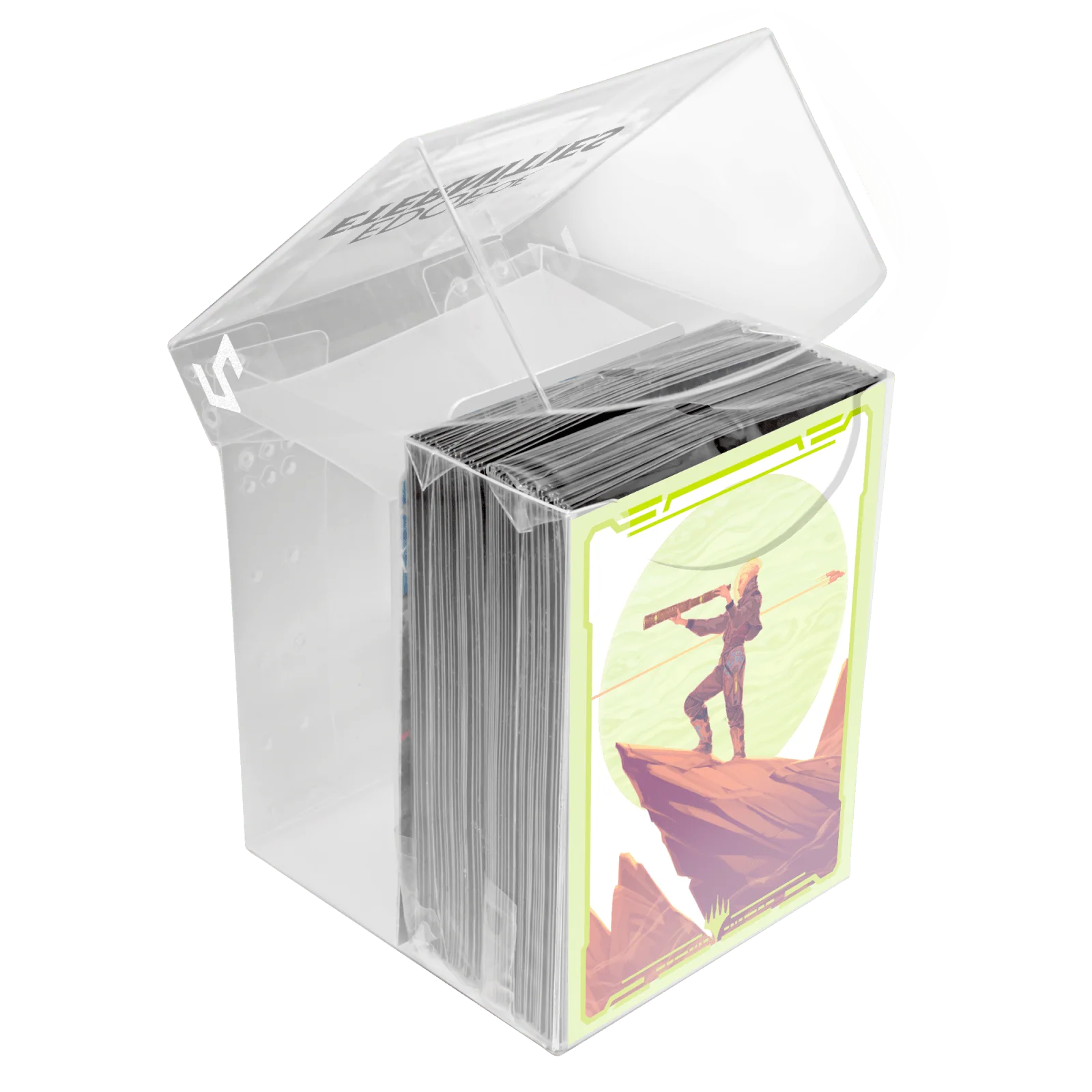 Edge of Eternities Sami, Wildcat Captain 100ct DECK PROTECTOR® Sleeves in Clear Box for Magic: The Gathering - Image 3