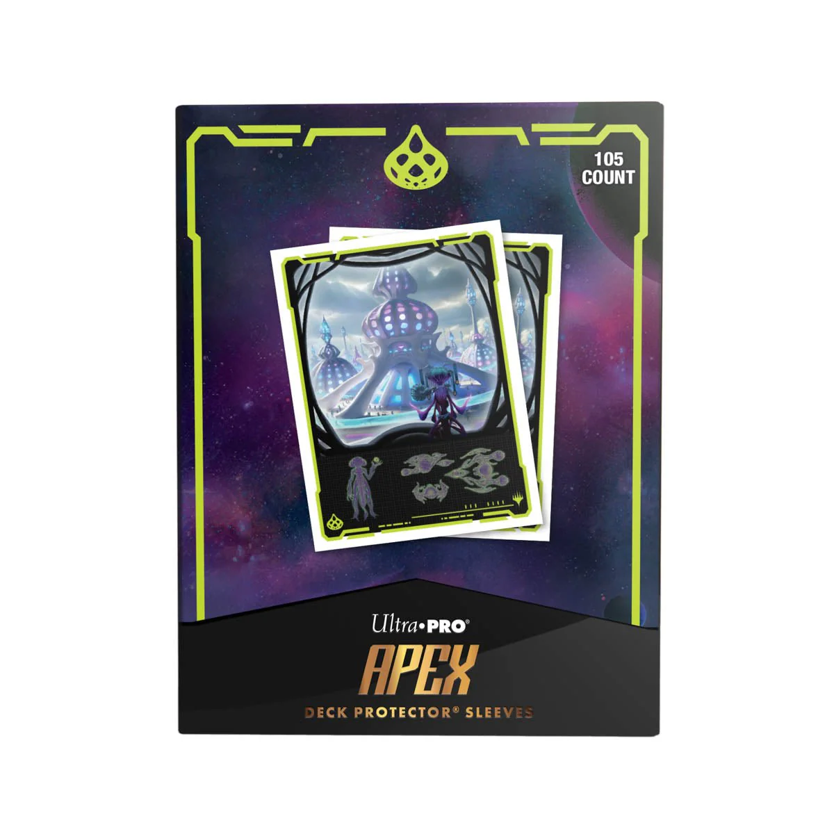 Edge of Eternities Uthros, Titanic Godcore 105ct APEX DECK PROTECTOR® for Magic: The Gathering - Image 2