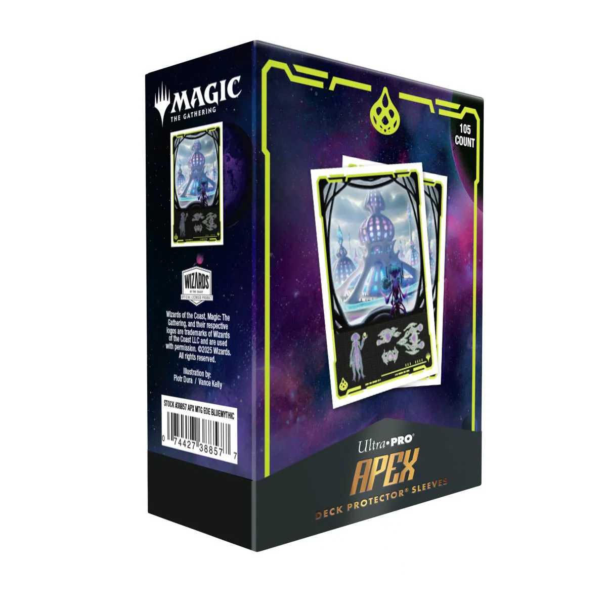 Edge of Eternities Uthros, Titanic Godcore 105ct APEX DECK PROTECTOR® for Magic: The Gathering - Image 4