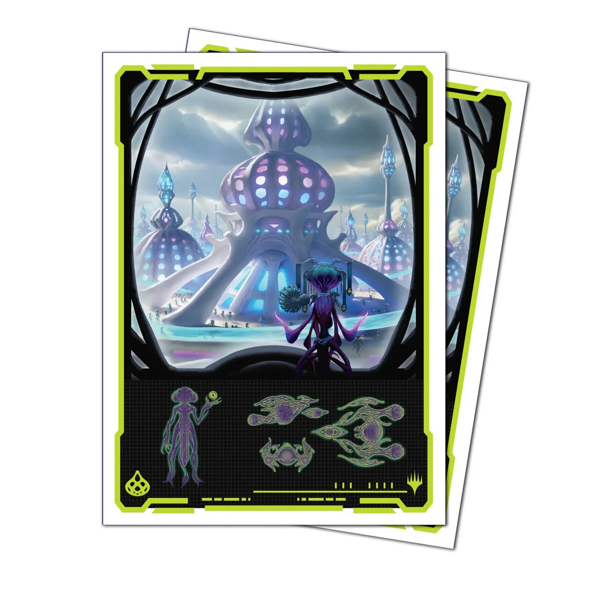 Edge of Eternities Uthros, Titanic Godcore 105ct APEX DECK PROTECTOR® for Magic: The Gathering - Image 5