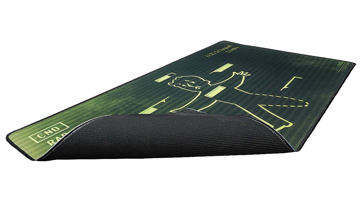Fallout Inventory Management Black Stitched Standard Gaming Playmat for Magic: The Gathering - Image 2