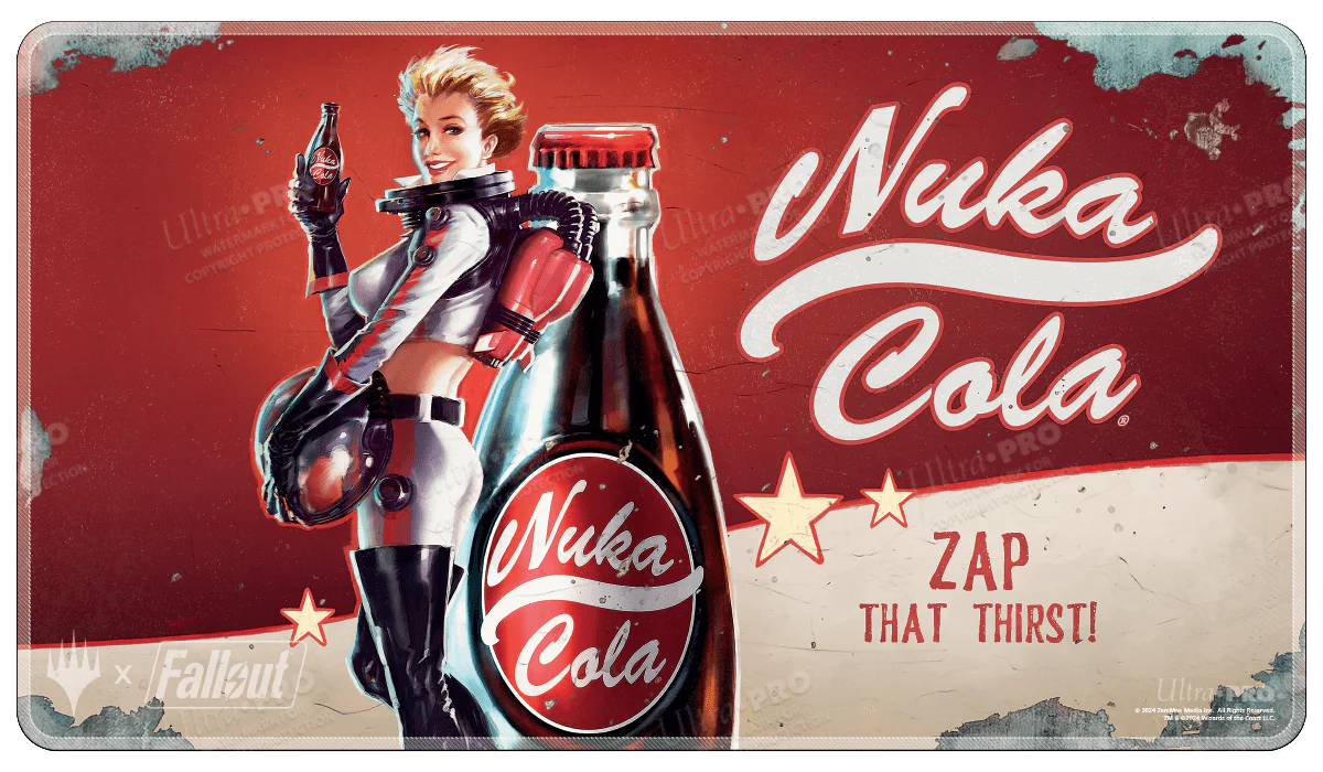 Fallout Nuka-Cola Pinup HOLOFOIL® Playmat for Magic: The Gathering