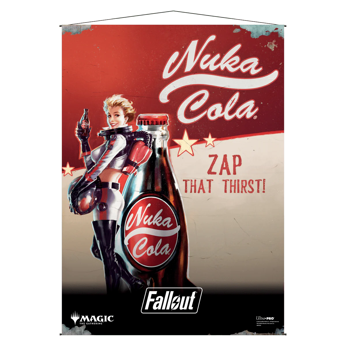 Fallout Nuka-Cola Pinup Wall Scroll for Magic: The Gathering