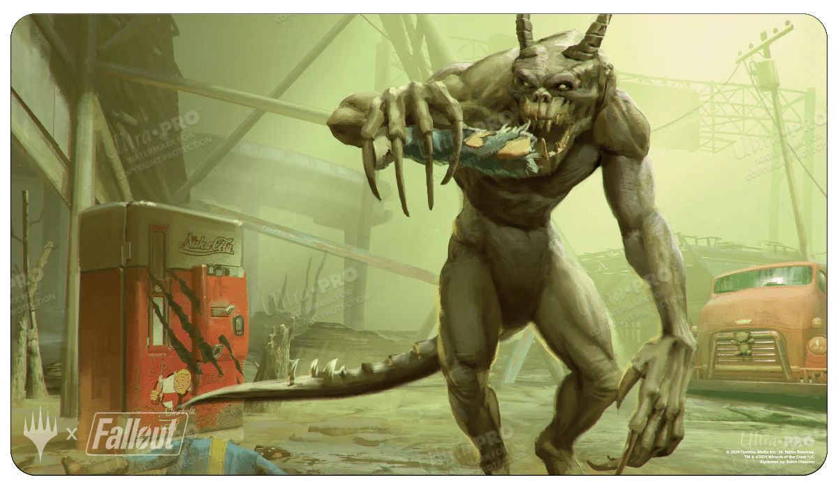 Fallout Tarmogoyf Standard Gaming Playmat for Magic: The Gathering