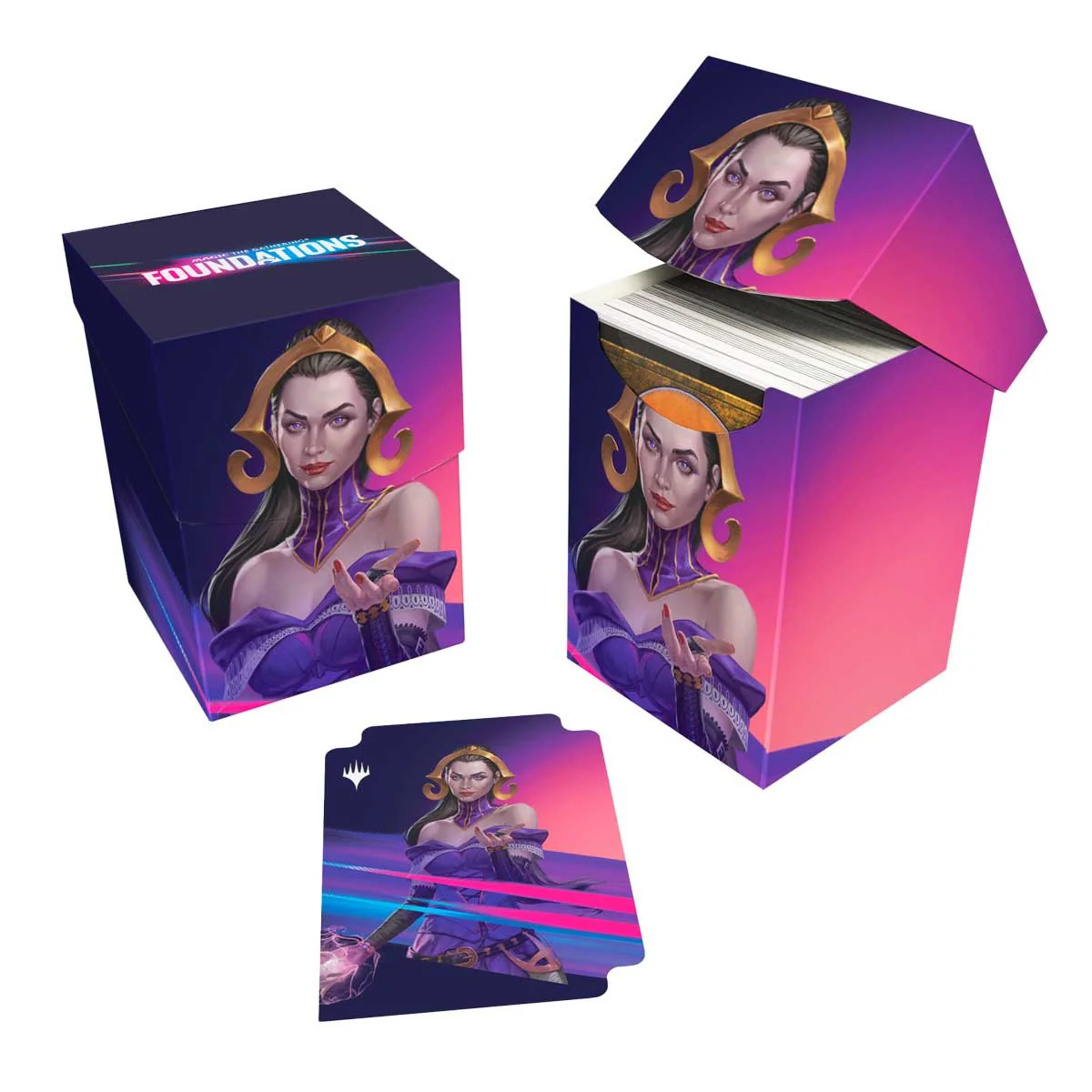 Foundations Liliana 100+ Deck Box Dark for Magic: The Gathering - Image 2