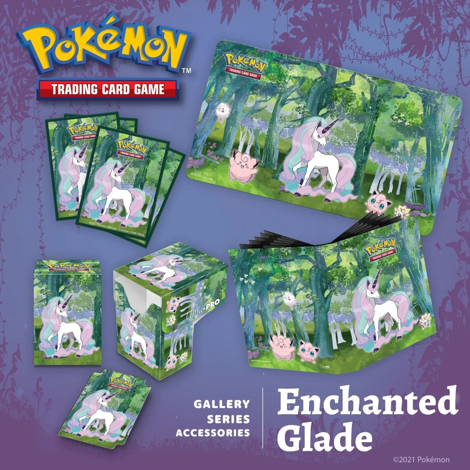 Gallery Series Enchanted Glade 4-Pocket Portfolio for Pokémon - Image 3