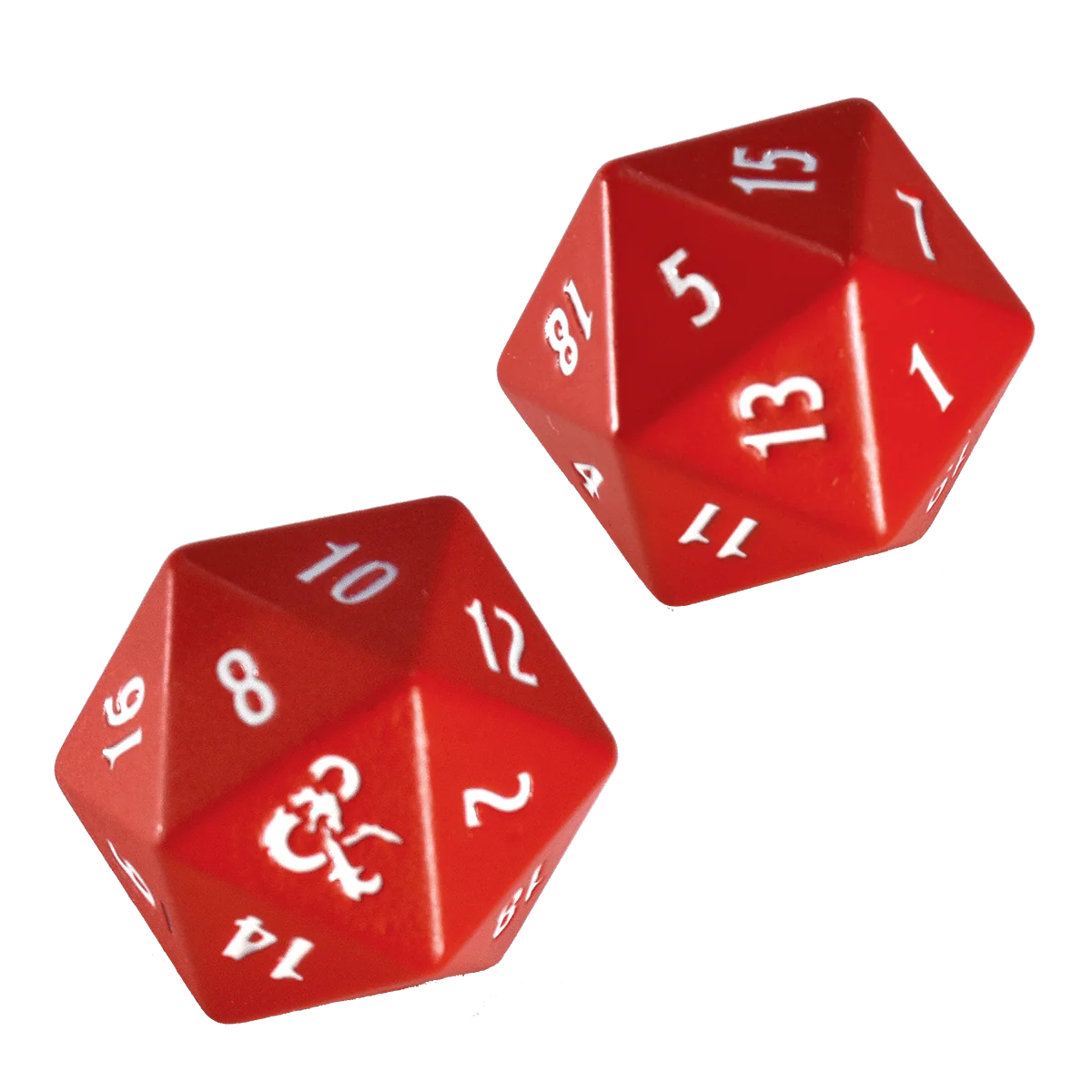HEAVY METAL® Red and White D20 Dice Set (2ct) for Dungeons & Dragons - Image 3