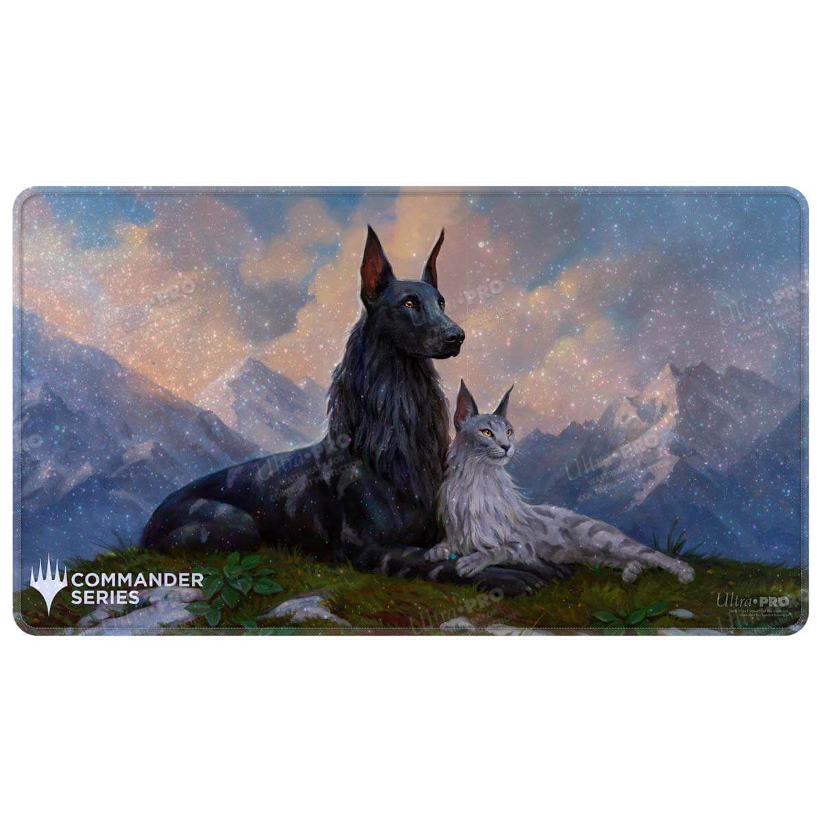 Commander Series #8 Rin and Seri, Inseparable HOLOFOIL® Playmat for Magic: The Gathering