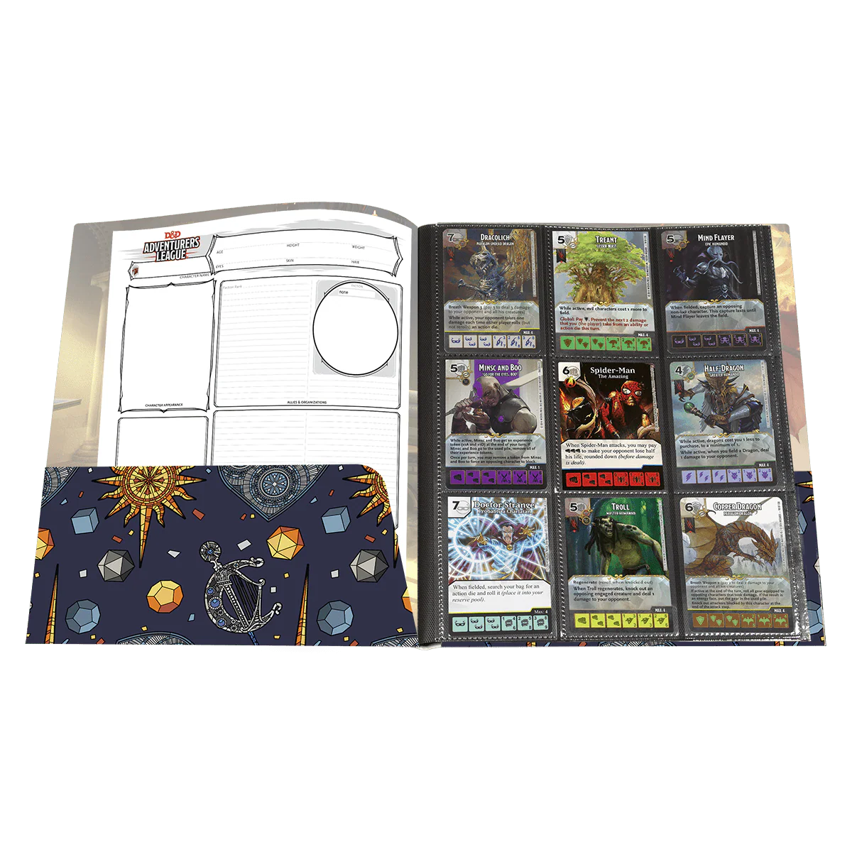 Honor Among Thieves Hugh Grant Character Folio with Stickers for Dungeons & Dragons - Image 2