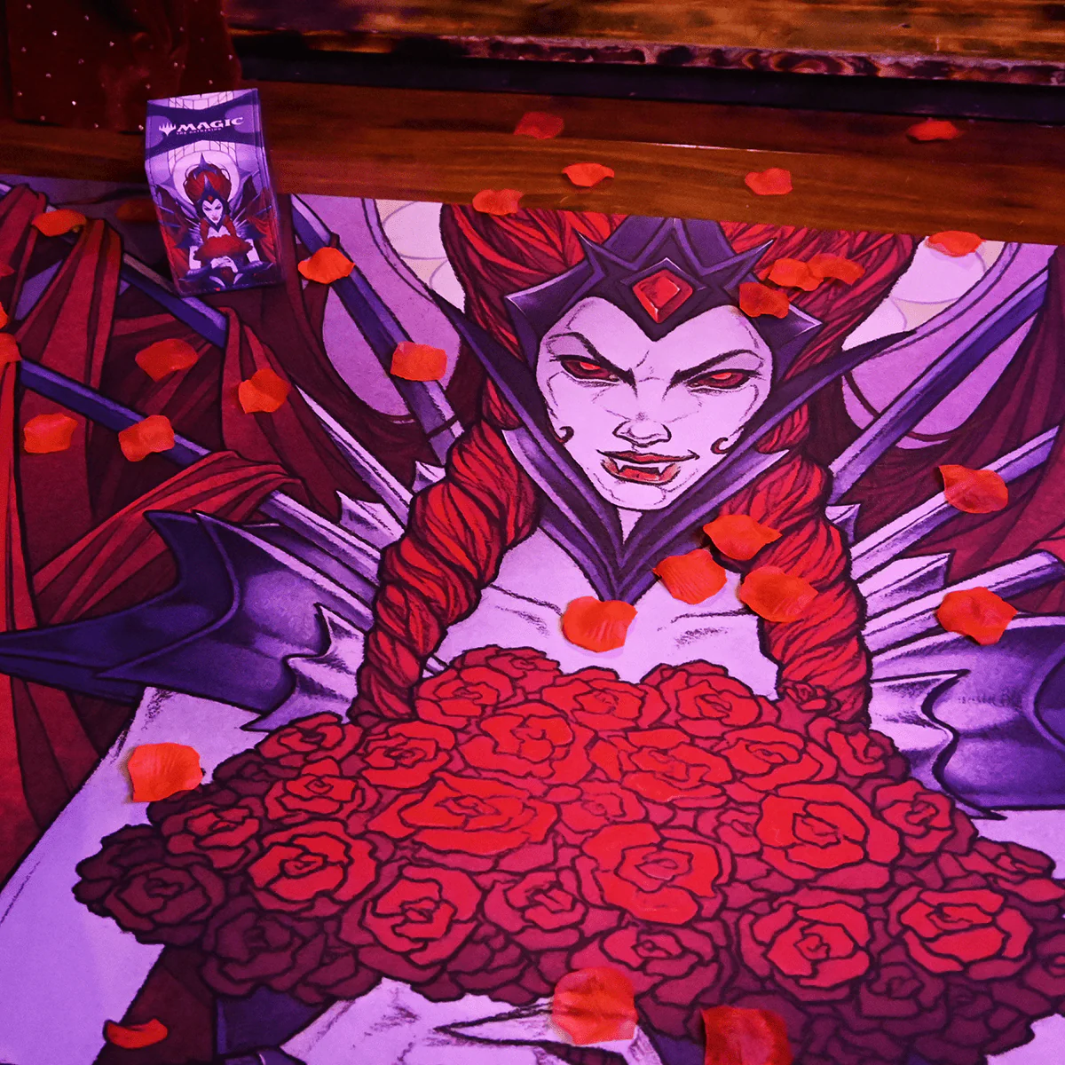 Innistrad: Crimson Vow Set Booster Olivia 8ft Table Playmat for Magic: The Gathering - Image 2