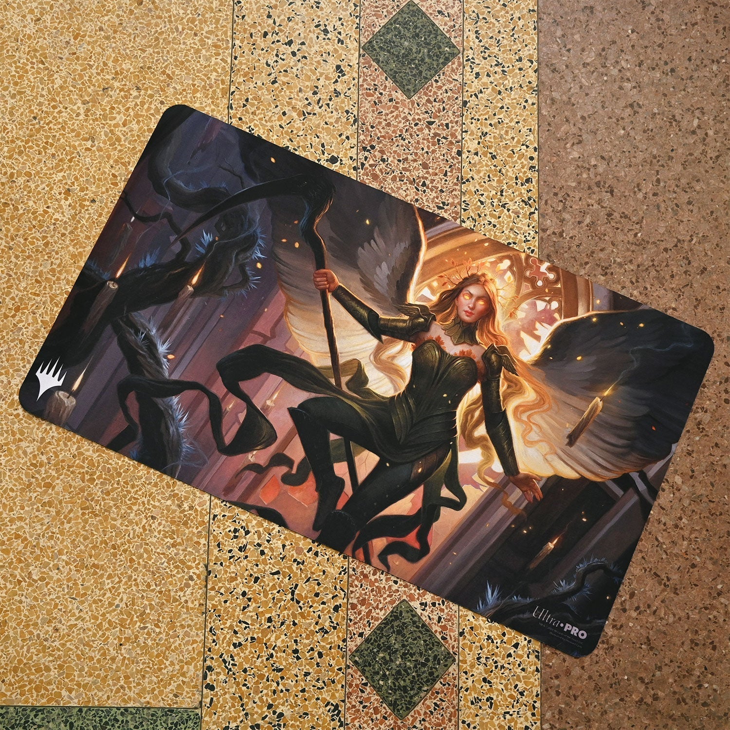 Innistrad: Midnight Hunt Sigarda, Champion of Light Standard Gaming Playmat for Magic: The Gathering - Image 2