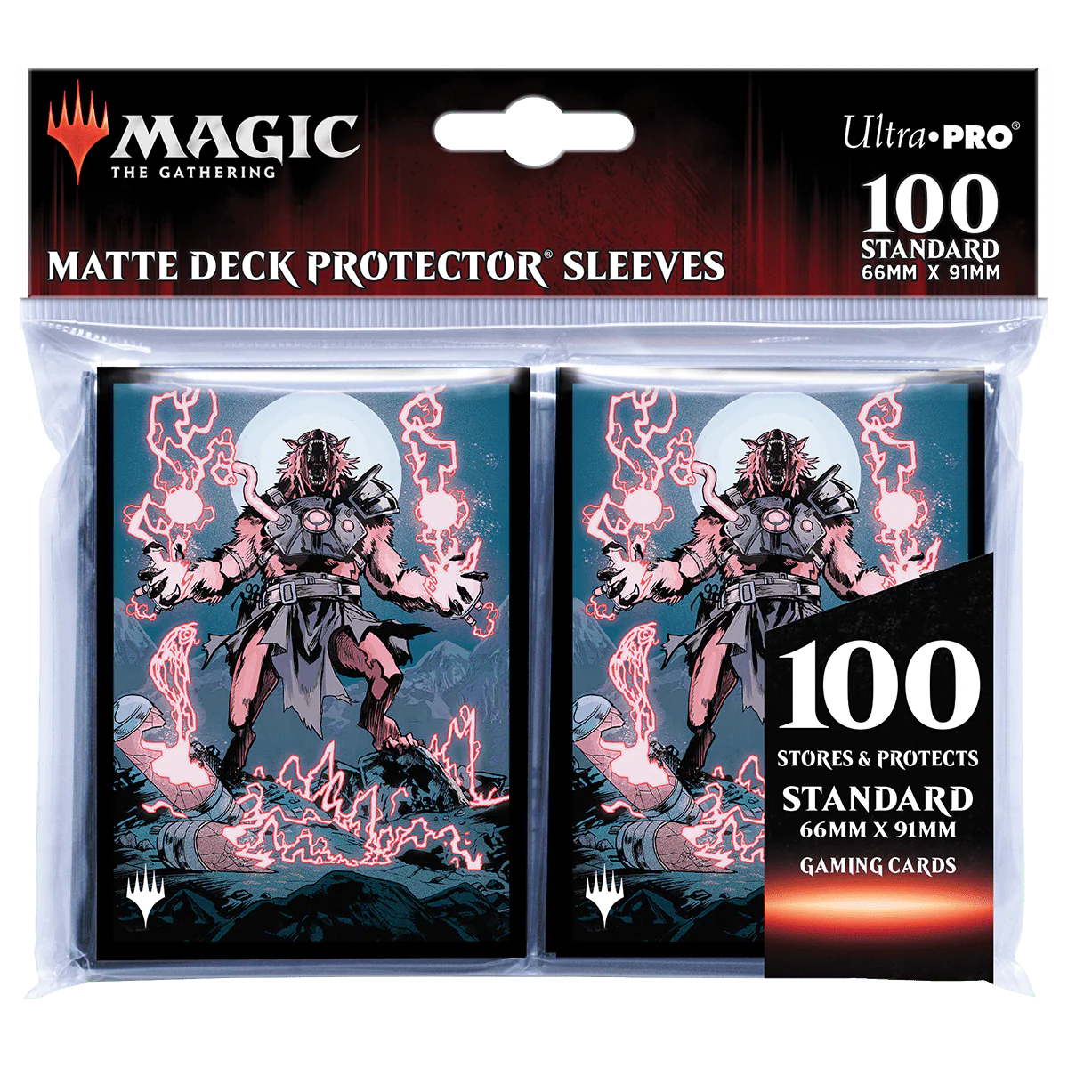 Innistrad: Midnight Hunt Storm-Charged Slasher Standard DECK PROTECTOR® Sleeves (100ct) for Magic: The Gathering - Image 2