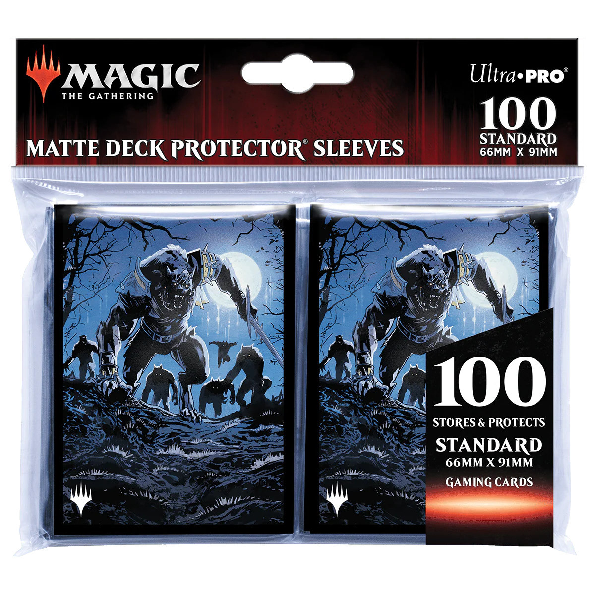 Innistrad: Midnight Hunt Tovolar, the Midnight Scourge Standard DECK PROTECTOR® Sleeves (100ct) for Magic: The Gathering - Image 2