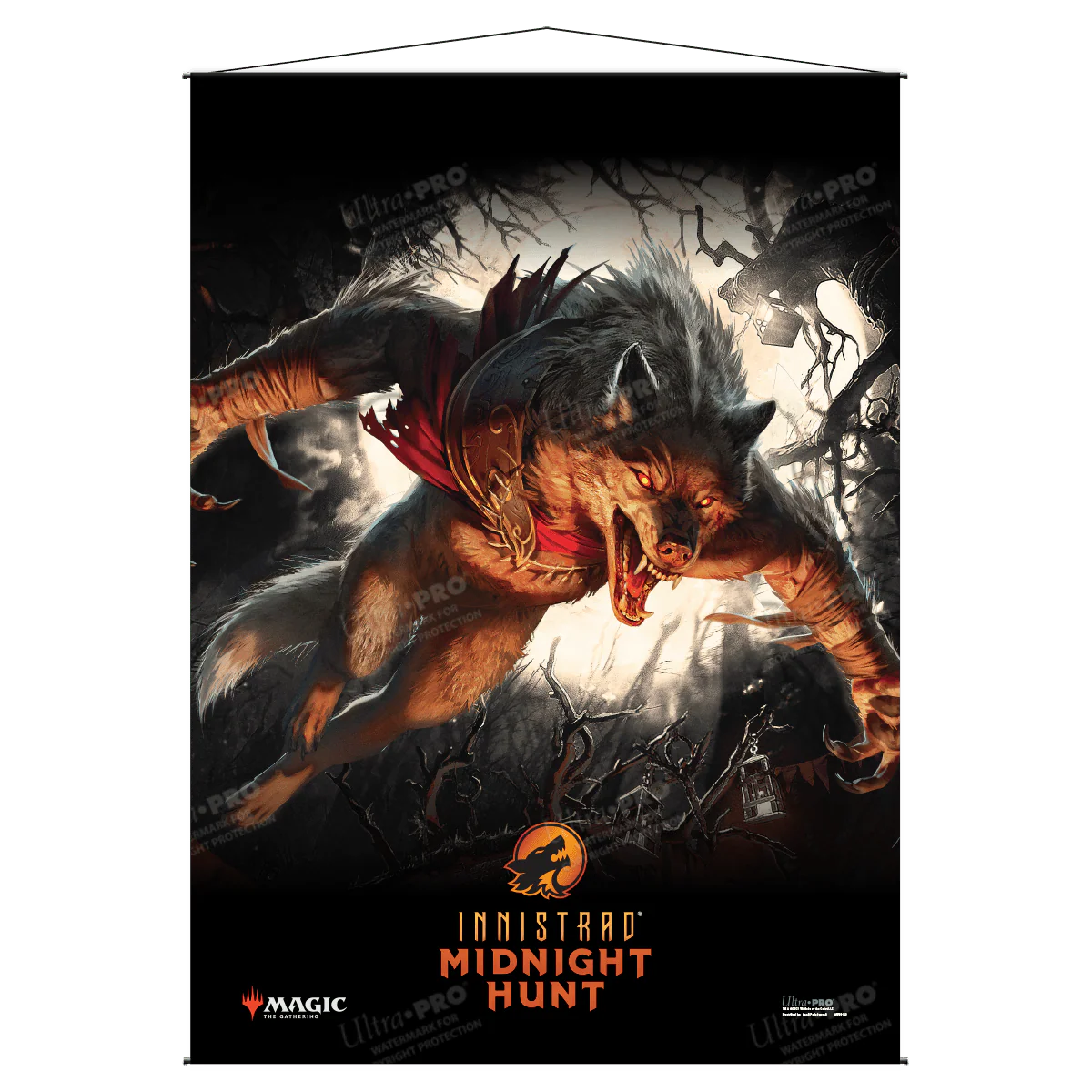 Innistrad: Midnight Hunt Set Display Key Art Hunt Wall Scroll for Magic: The Gathering