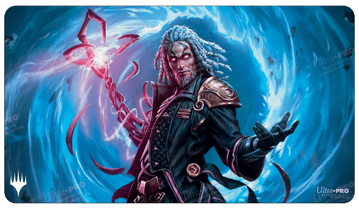 Kamigawa Neon Dynasty Tezzeret, Betrayer of Flesh Standard Gaming Playmat for Magic: The Gathering