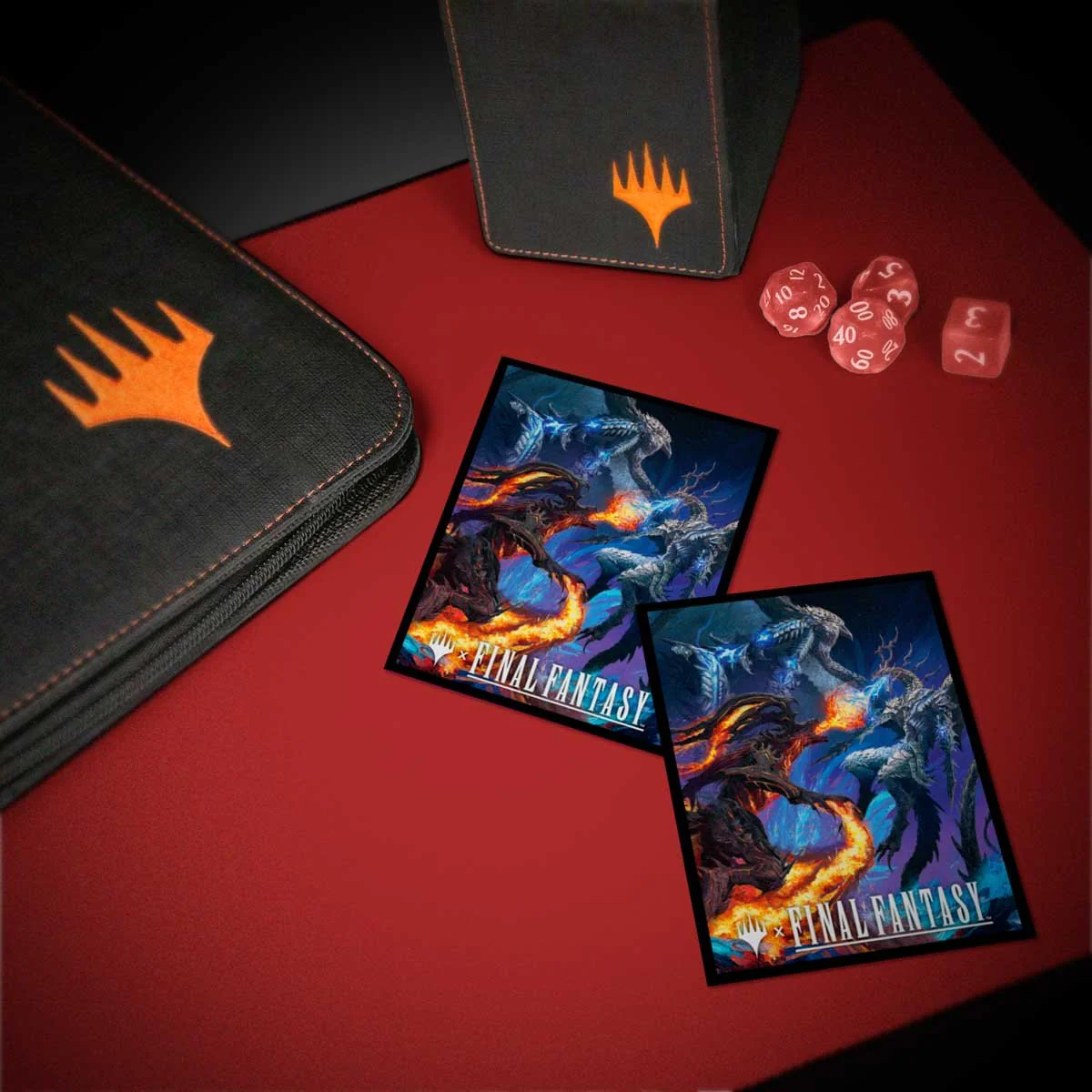 Magic: The Gathering®—FINAL FANTASY™ Bahamut and Ifrit 100ct DECK PROTECTOR® Sleeves