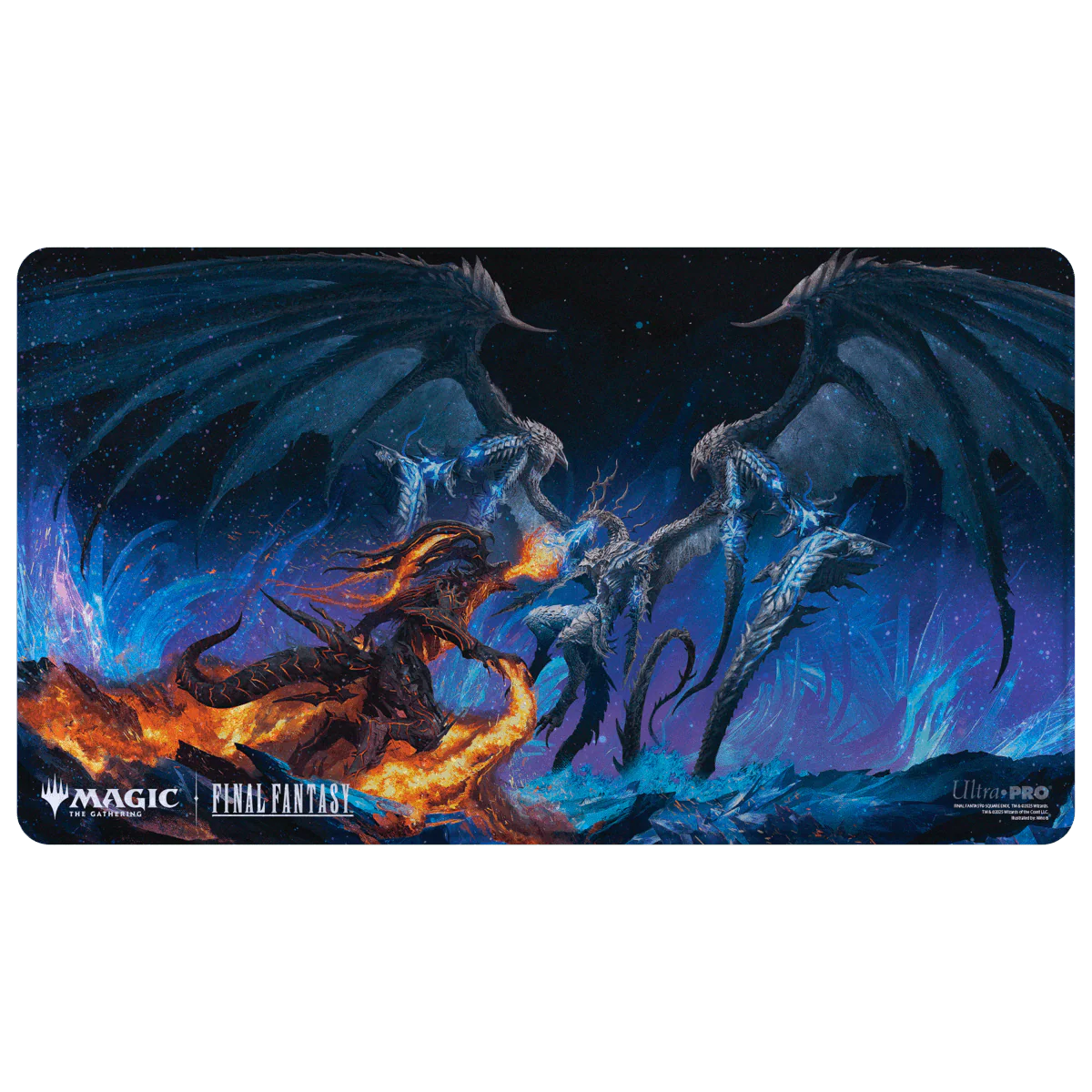 Magic: The Gathering®—FINAL FANTASY™ Bahamut and Ifrit HOLOFOIL® Playmat - Image 2