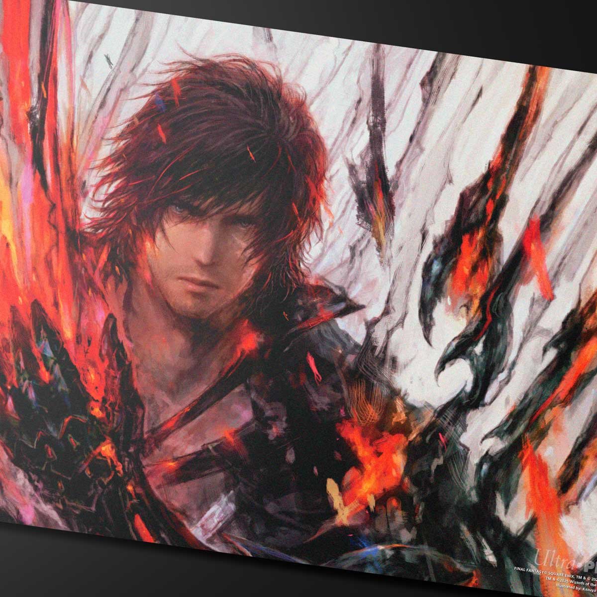 Magic: The Gathering®—FINAL FANTASY™ Clive, Ifrit’s Dominant / Ifrit, Warden of Inferno Double-Sided Playmat