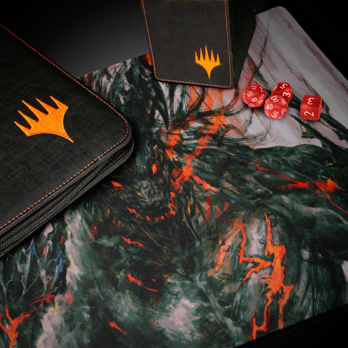 Magic: The Gathering®—FINAL FANTASY™ Clive, Ifrit’s Dominant / Ifrit, Warden of Inferno Double-Sided Playmat - Image 4