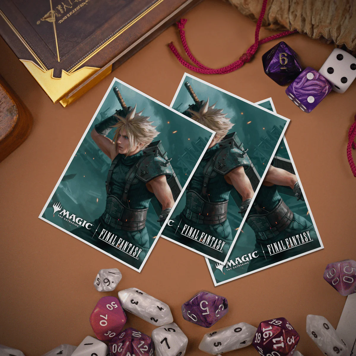 Magic: The Gathering®—FINAL FANTASY™ Cloud, Planet's Champion 105ct APEX DECK PROTECTOR® Sleeves