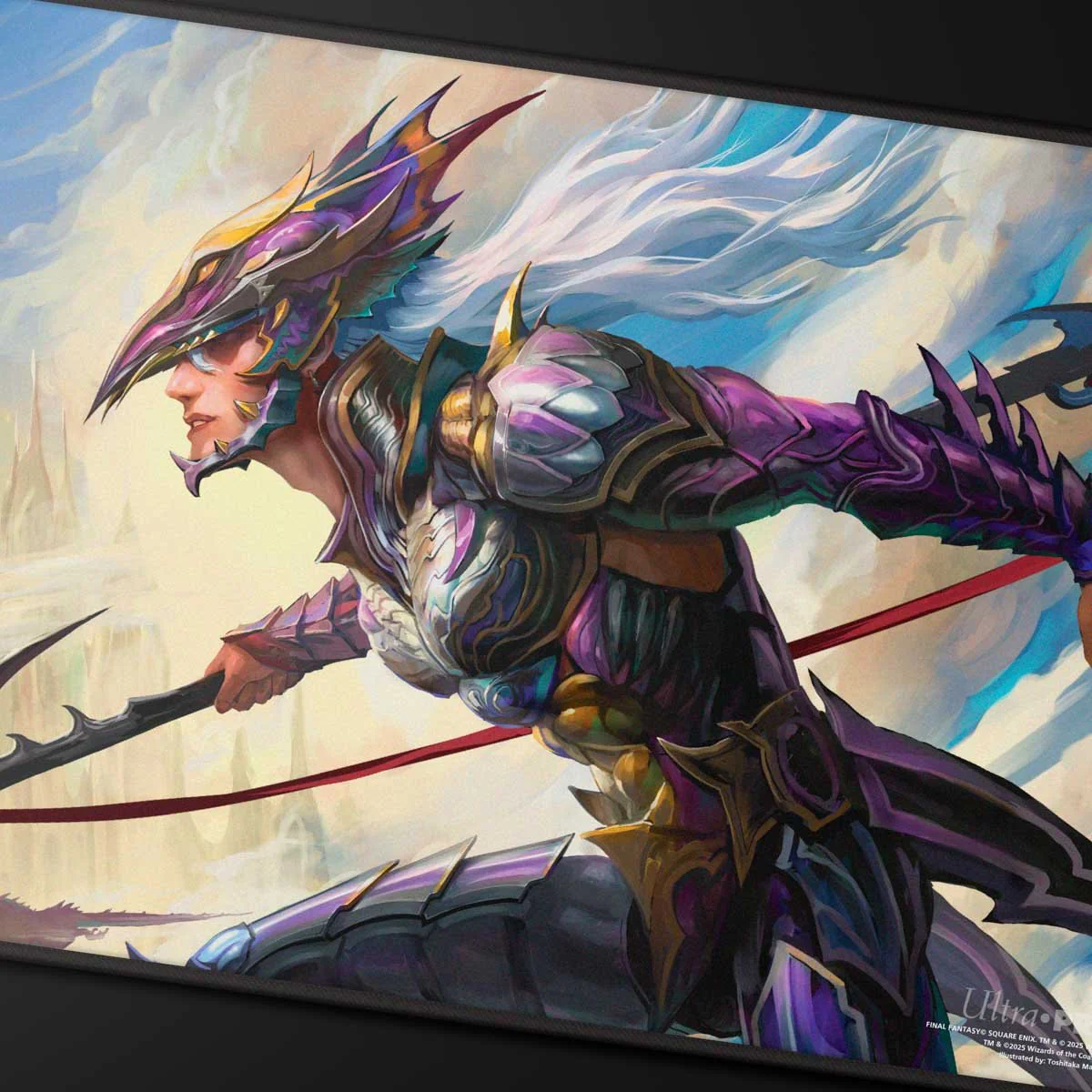 Magic: The Gathering®—FINAL FANTASY™ Kain, Traitorous Dragoon Black Stitched Playmat