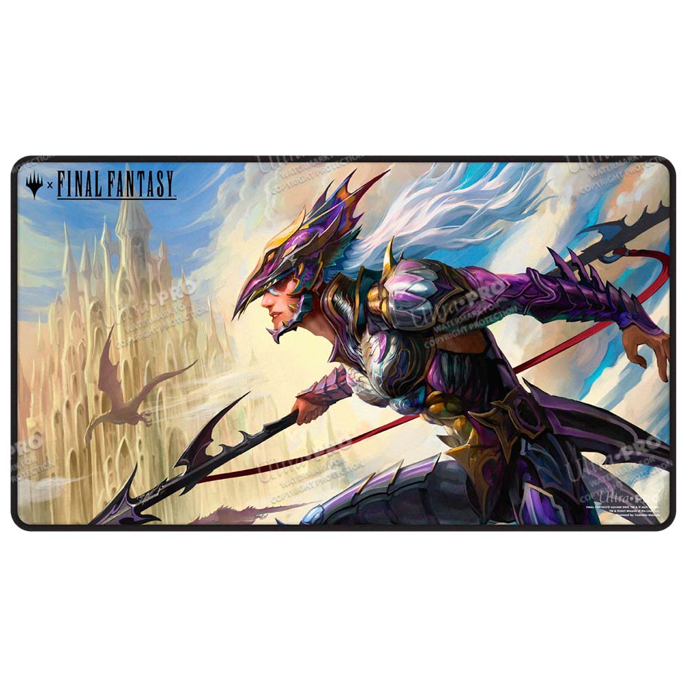 Magic: The Gathering®—FINAL FANTASY™ Kain, Traitorous Dragoon Black Stitched Playmat - Image 2