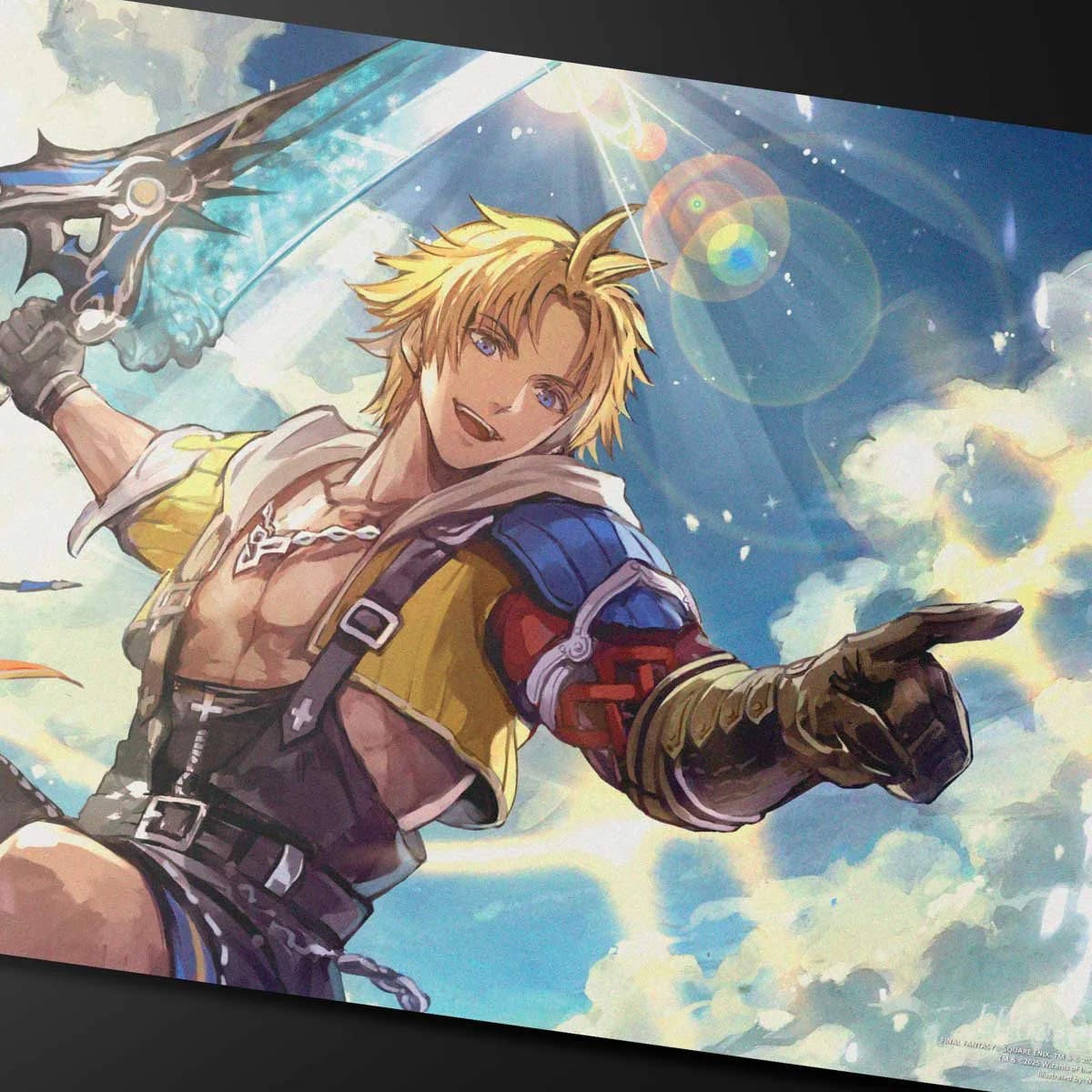 Magic: The Gathering®—FINAL FANTASY™ Tidus, Yuna's Guardian (Commander) Playmat
