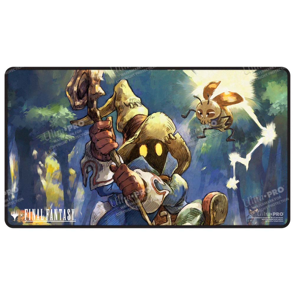 Magic: The Gathering®—FINAL FANTASY™ Vivi Ornitier Black Stitched Playmat - Image 2