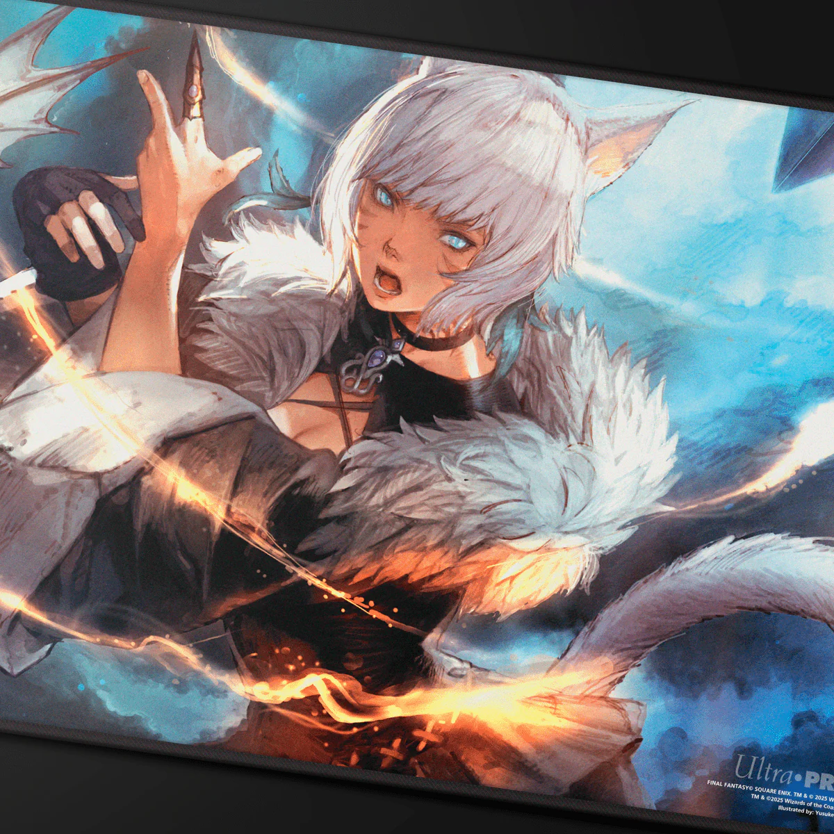 Magic: The Gathering®—FINAL FANTASY™ Y'shtola Rhul Black Stitched Playmat