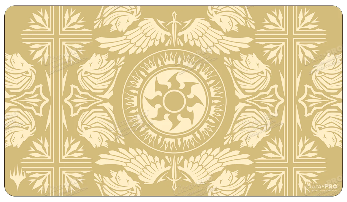 Mana 7 Plains Standard Gaming Playmat for Magic: The Gathering