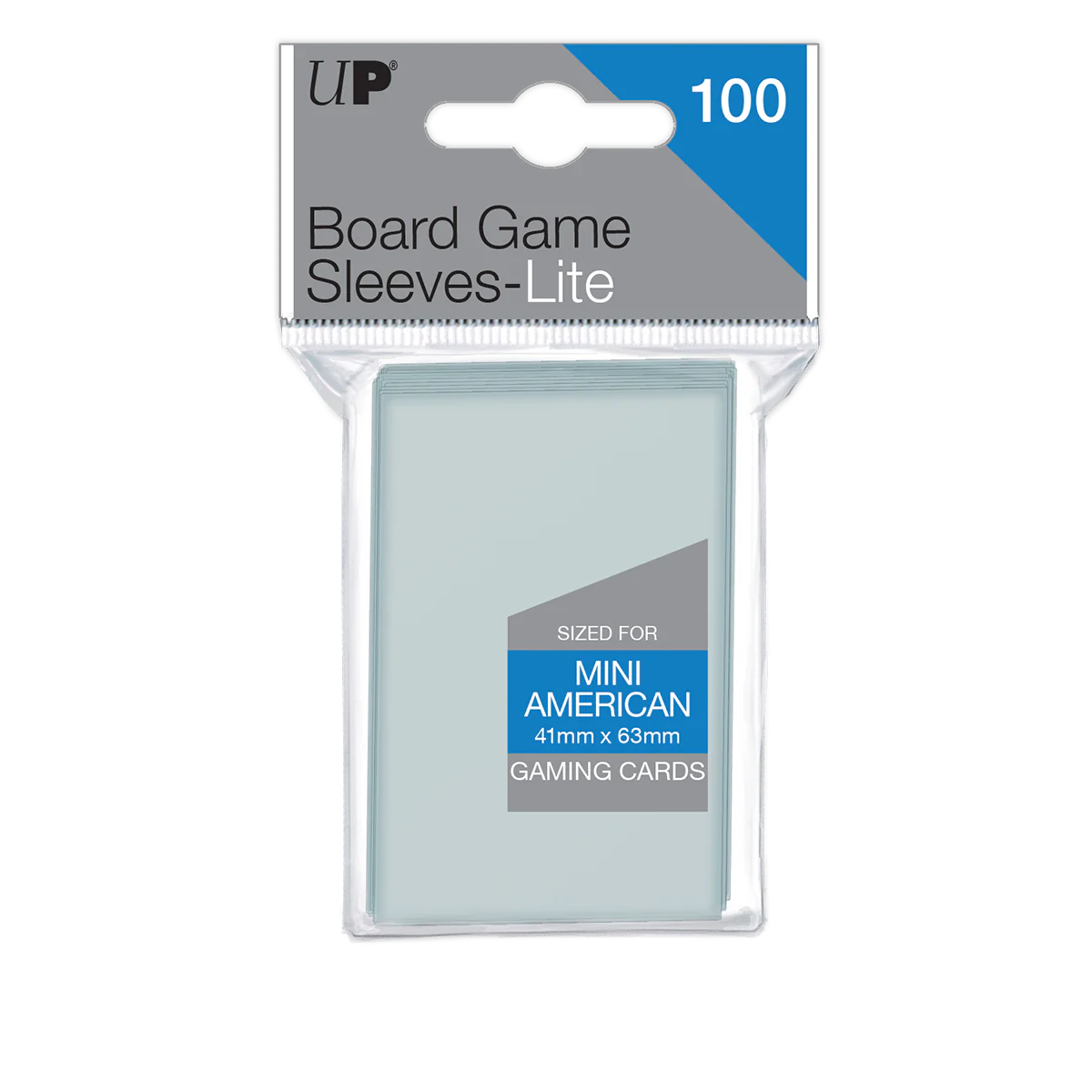 Mini American Lite Board Game Sleeves (100ct) for 41mm x 63mm Cards