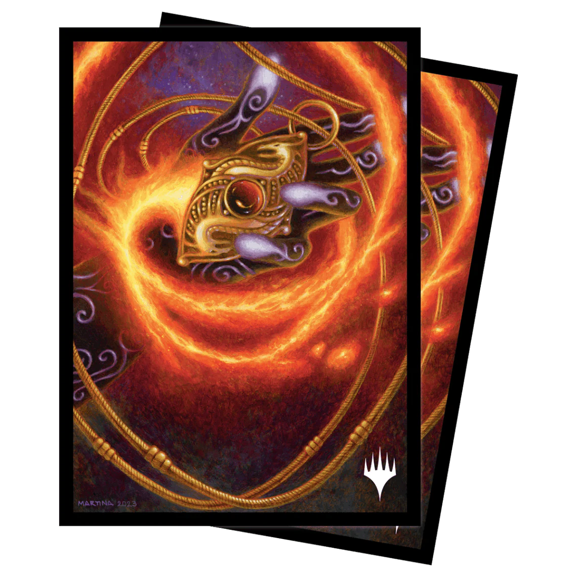 Modern Horizons 3 Ruby Medallion DECK PROTECTOR® Sleeves (100ct) for Magic: The Gathering
