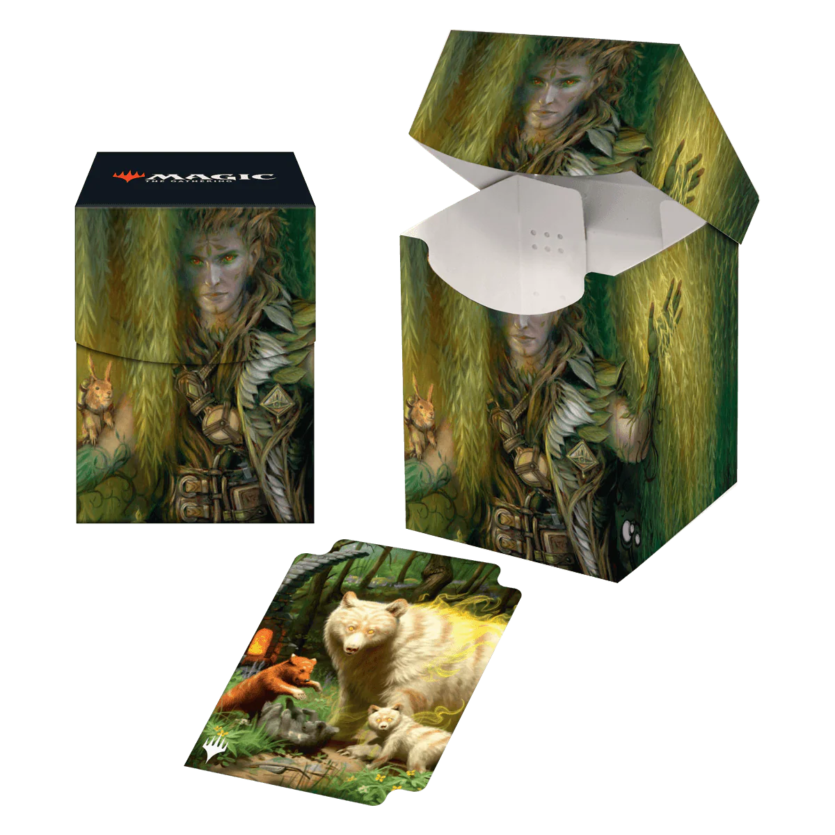 Murders at Karlov Manor Kaust, Eyes of the Glade 100+ Deck Box for Magic: The Gathering
