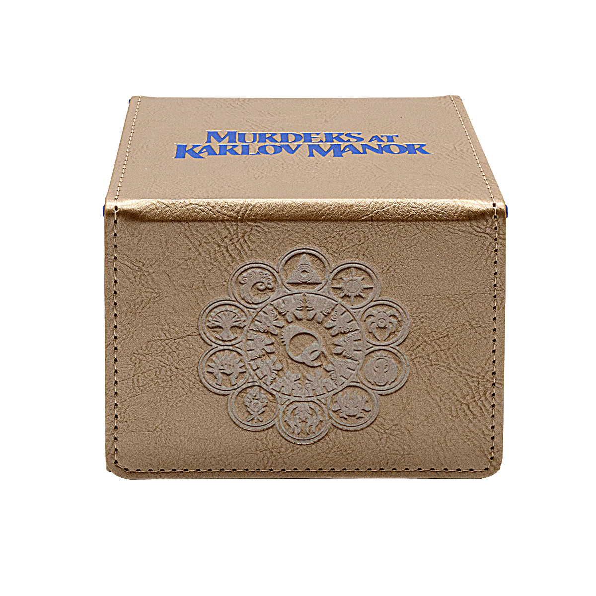 Murders at Karlov Manor Premium Gold ALCOVE® Edge Deck Box for Magic: The Gathering - Image 3