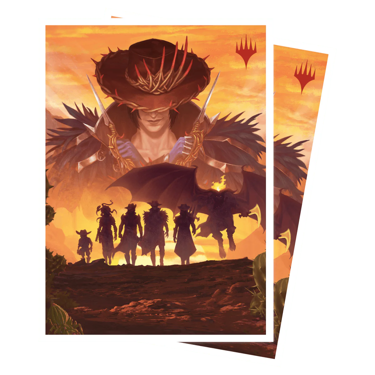 Outlaws of Thunder Junction Gang Silhouette 105ct APEX DECK PROTECTOR® Sleeves for Magic: The Gathering