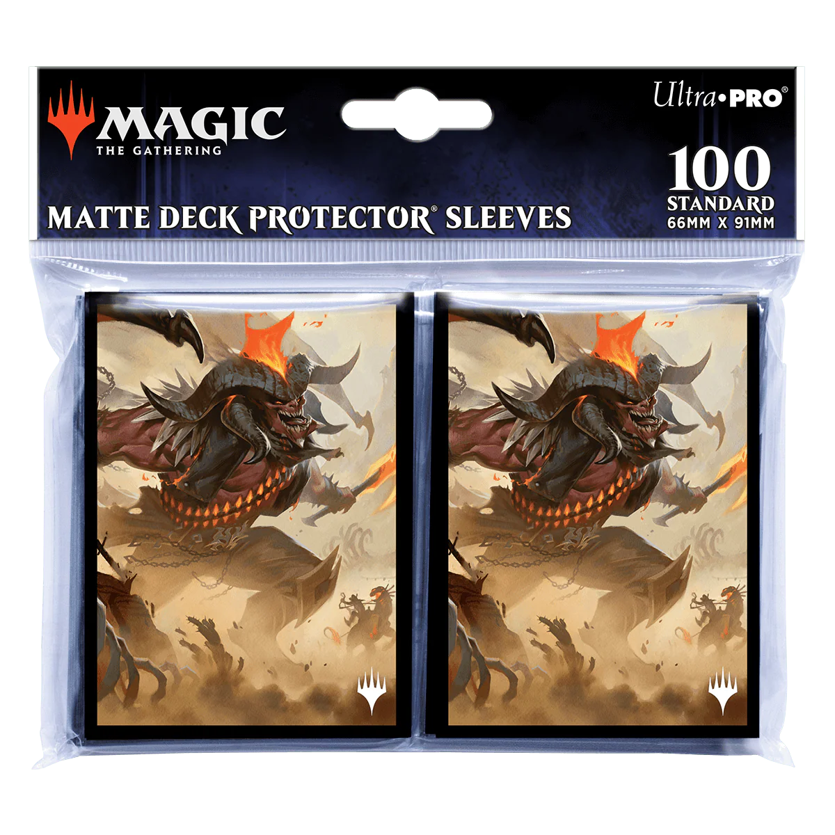 Outlaws of Thunder Junction Rakdos, the Muscle Key Art DECK PROTECTOR® Sleeves (100ct) for Magic: The Gathering - Image 2