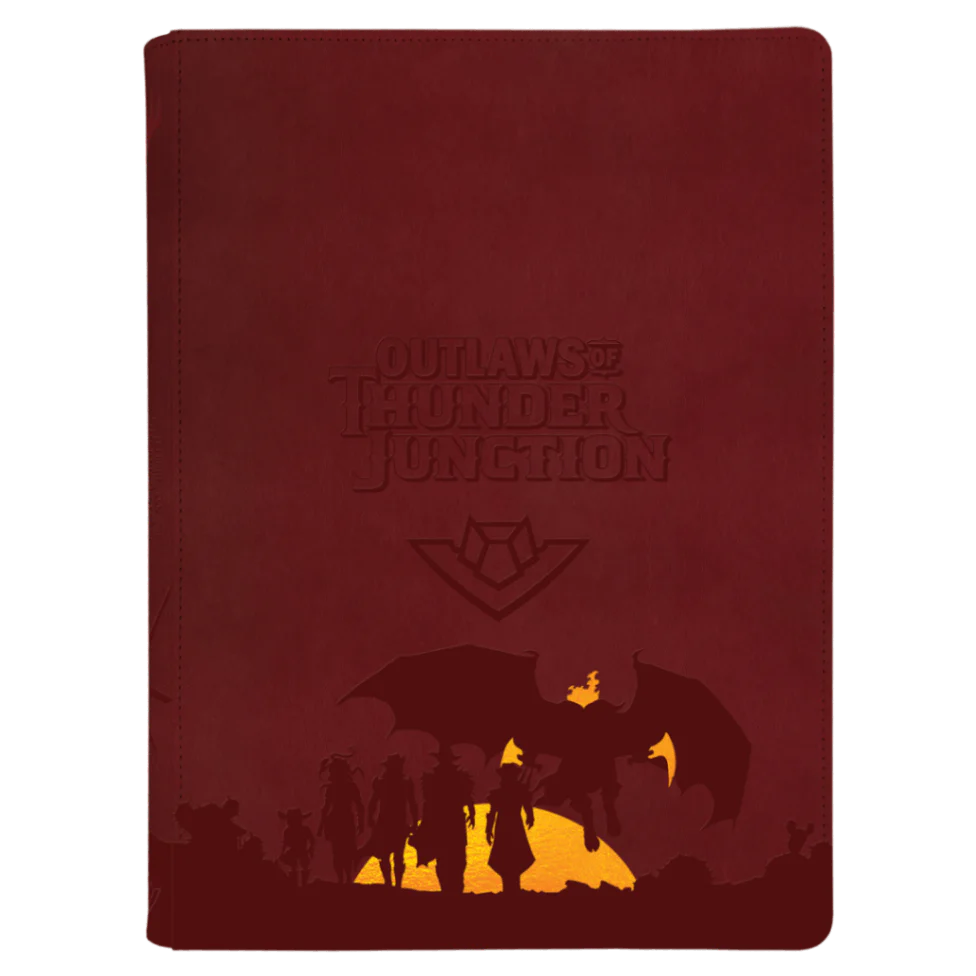 Outlaws of Thunder Junction Set Symbol and Gang Silhouette 9-Pocket Premium Zippered PRO-BINDER® for Magic: The Gathering