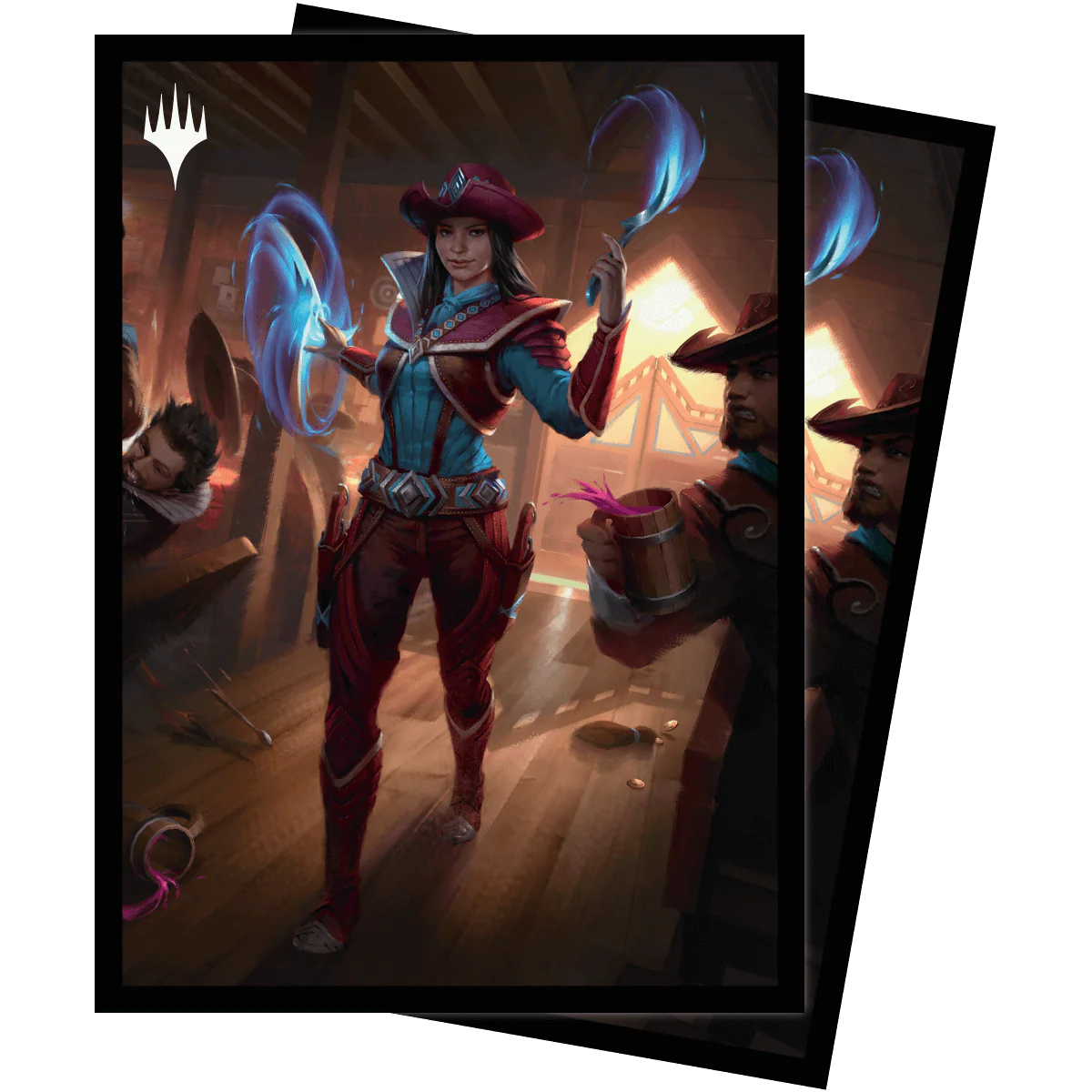 Outlaws of Thunder Junction Stella Lee, Wild Card DECK PROTECTOR® Sleeves (100ct) for Magic: The Gathering