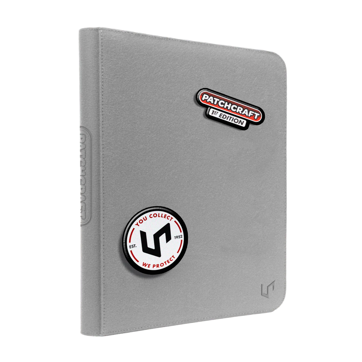 PATCHCRAFT™ Zippered 9-Pocket PRO-BINDER® Gray
